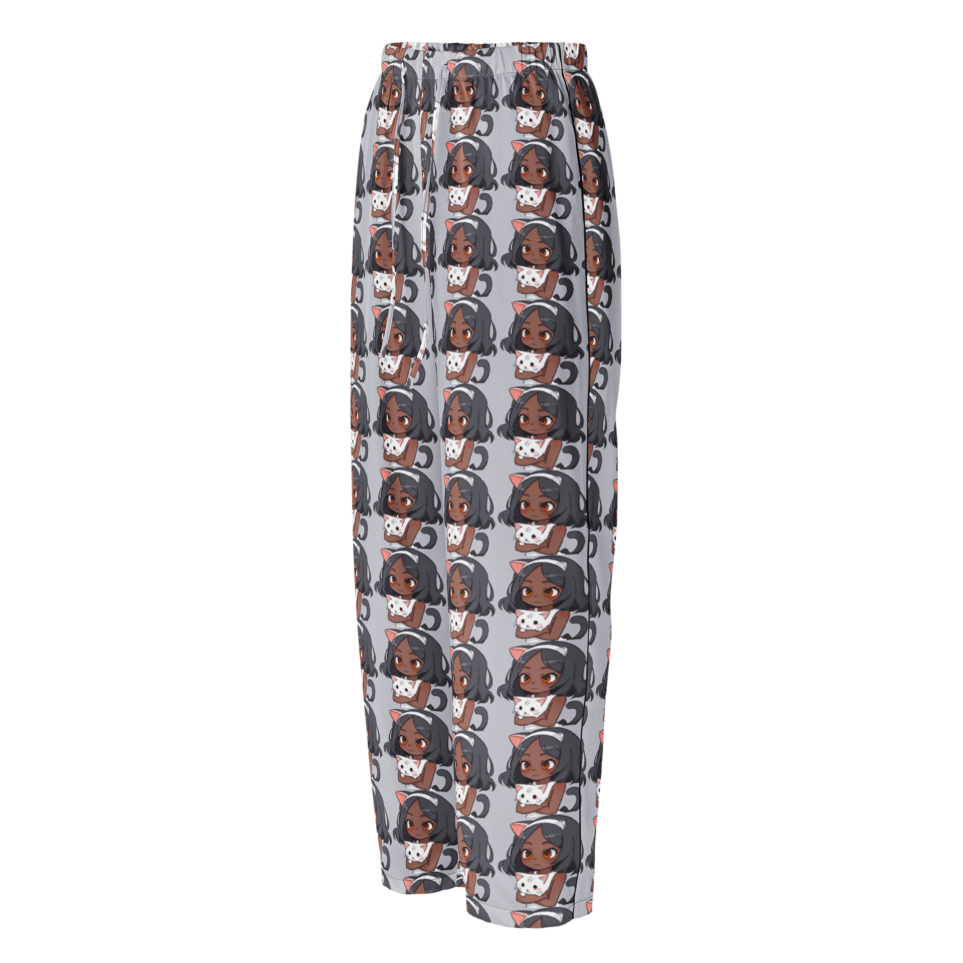 Chic Comfort: Silky All-Over Print Women's Pajama Pants product image (1)