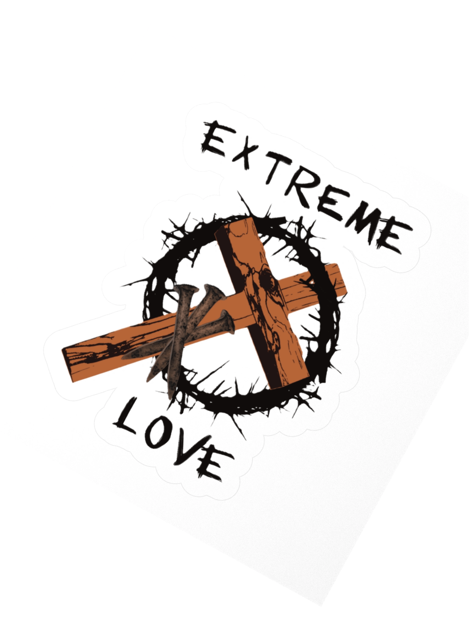 Extreme Love Cross Stickers product image (2)