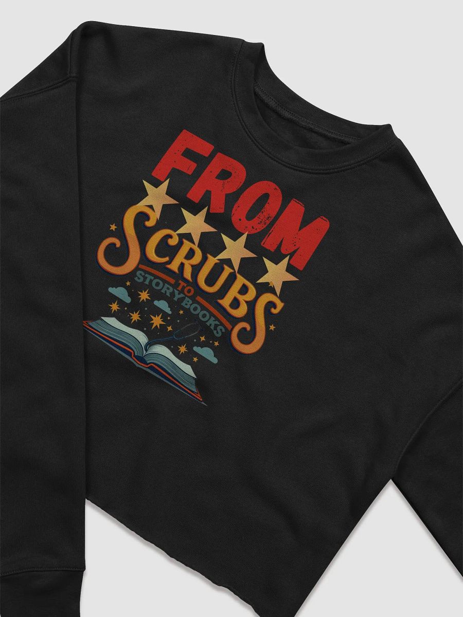Whimsical Scrubs to Storybooks Crop Sweatshirt product image (9)