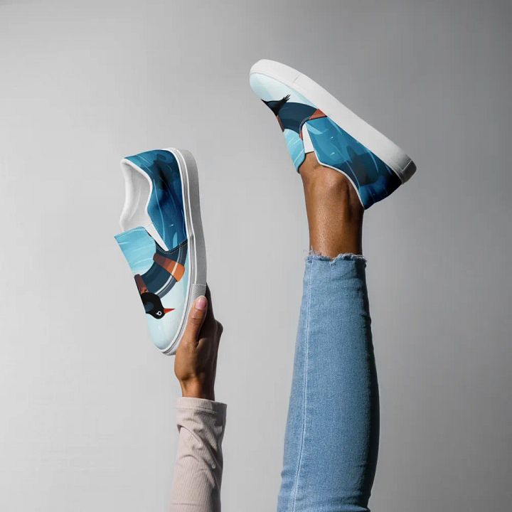Women's Slip-On Canvas Shoes 🌊 Sea Mood product image (1)