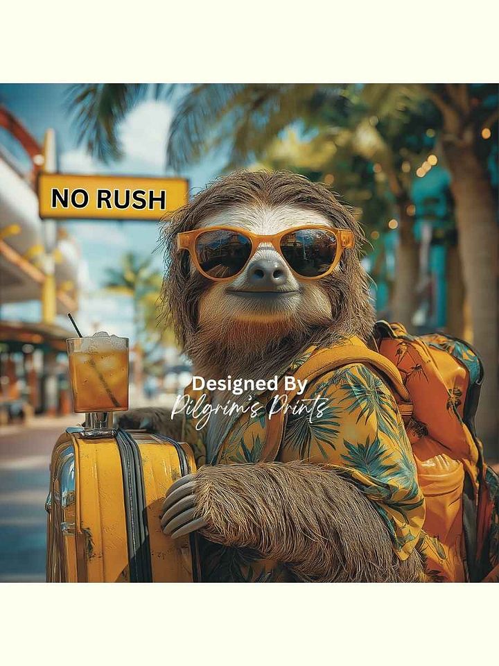 No Rush - Just Vibes - 12x12 product image (1)