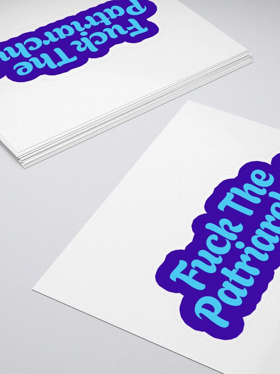 "Fuck The Patriarchy" Kiss Cut Stickers product image (4)