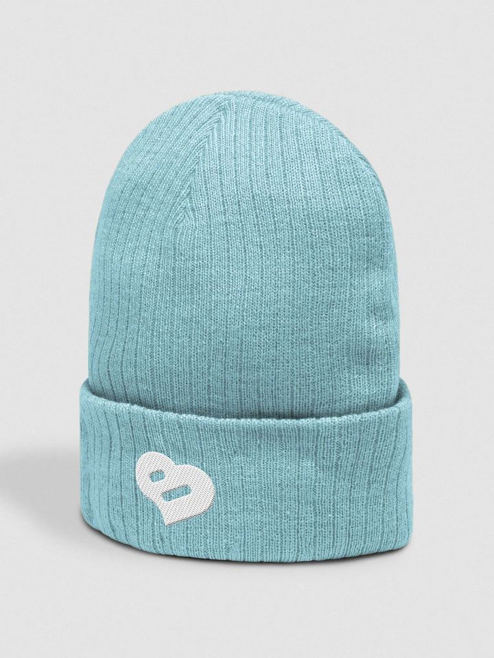 white heart beanie product image (14)