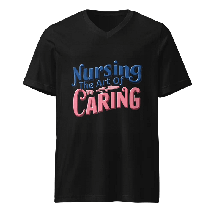 Nursing The Art Of Caring V-Neck Tee product image (1)