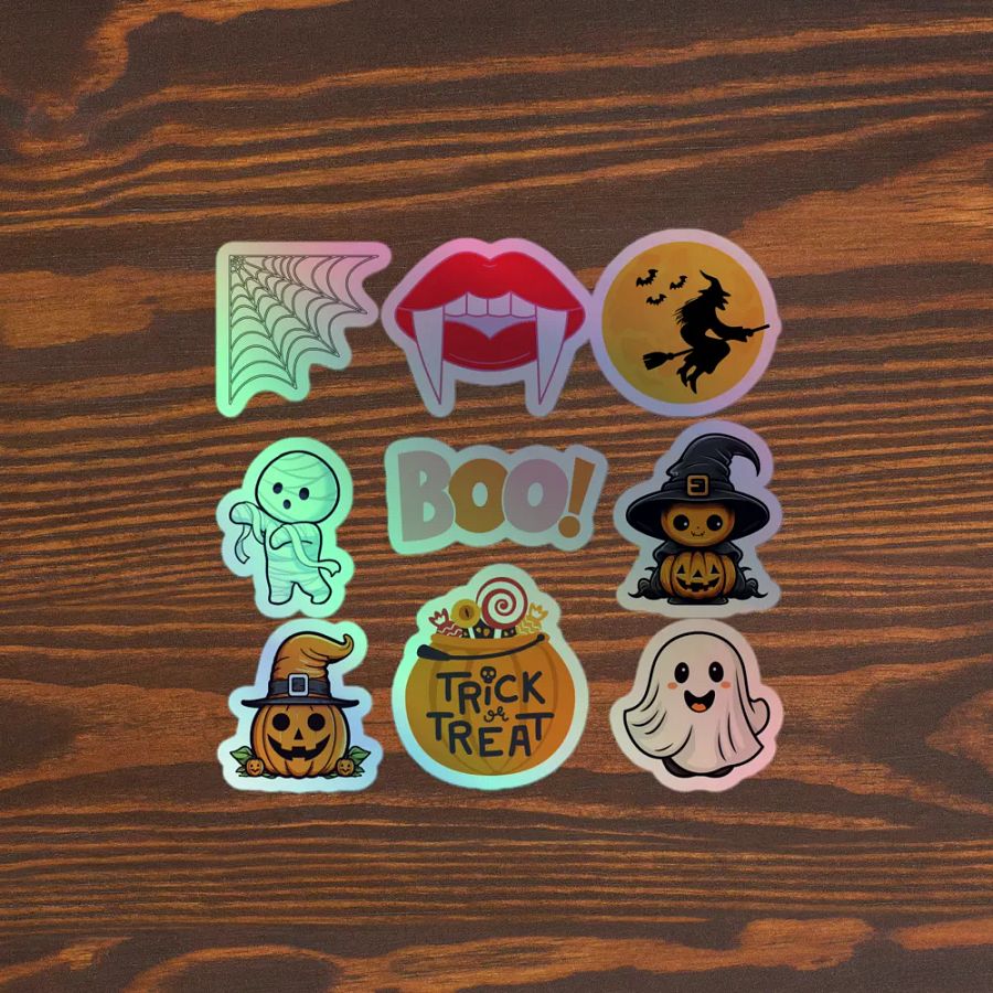 Spooky Holographic Halloween Sticker Sheet product image (5)