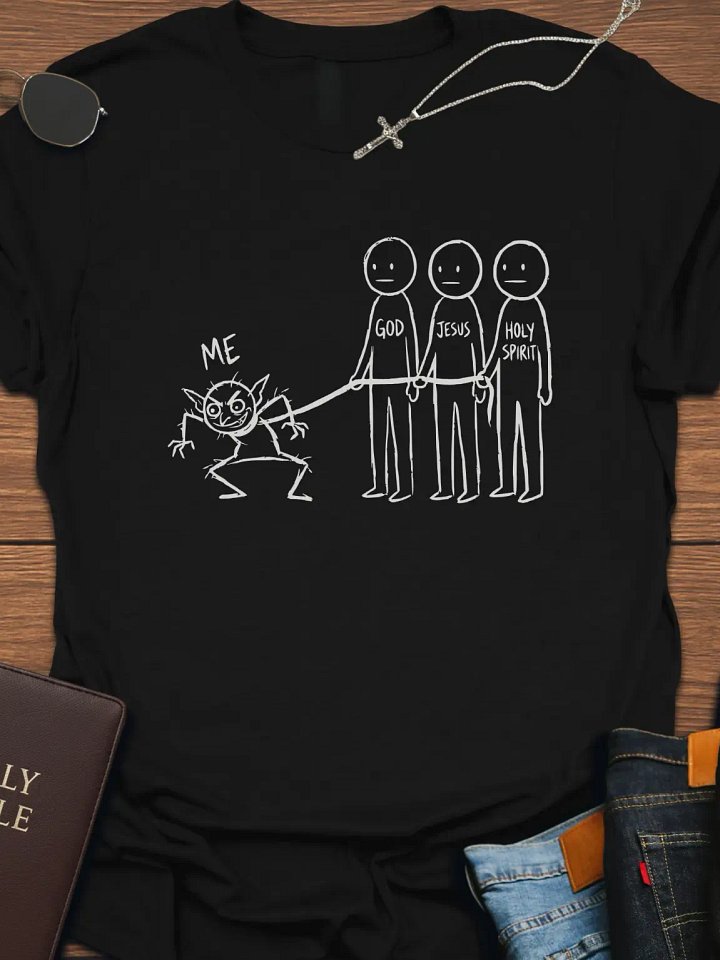 Funny Stick Figure T-Shirt product image (3)