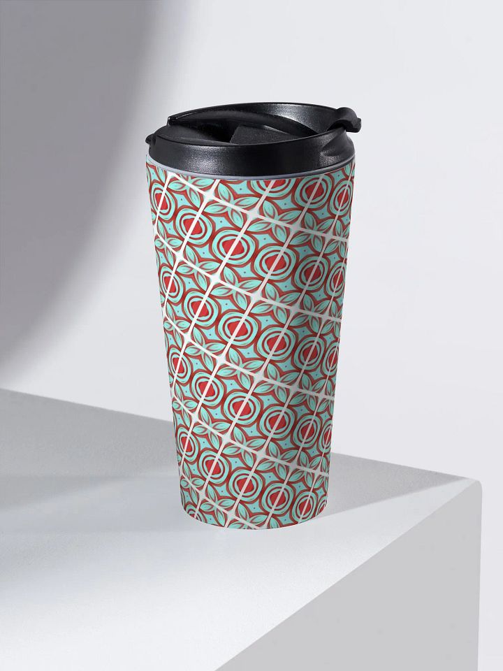 Blue & Red Diagonal Travel Mug product image (1)