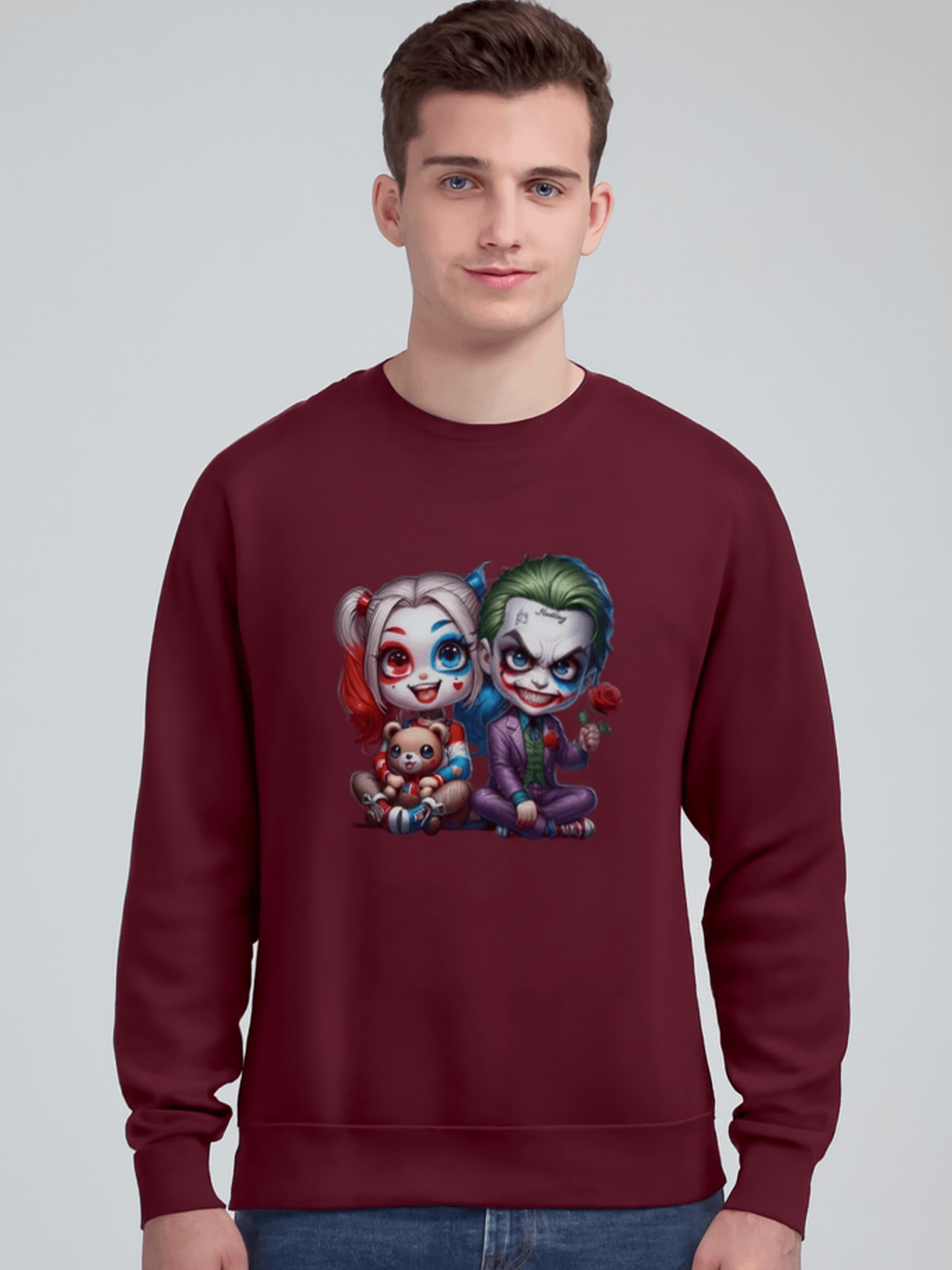 Chibi Love Duo Crewneck Sweatshirt product image (1)