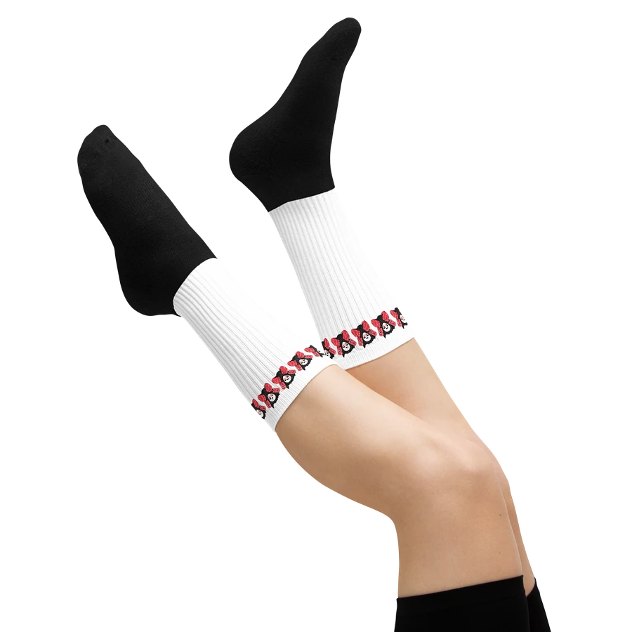 White Visceral Stripe Socks product image (23)