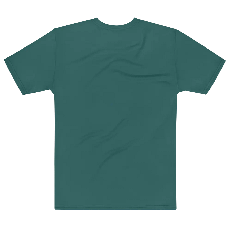 Plain Teal Green Soft Summer Men's Crewneck Polyester Heavyweight Premium T-Shirt by Treasure Pie product image (7)