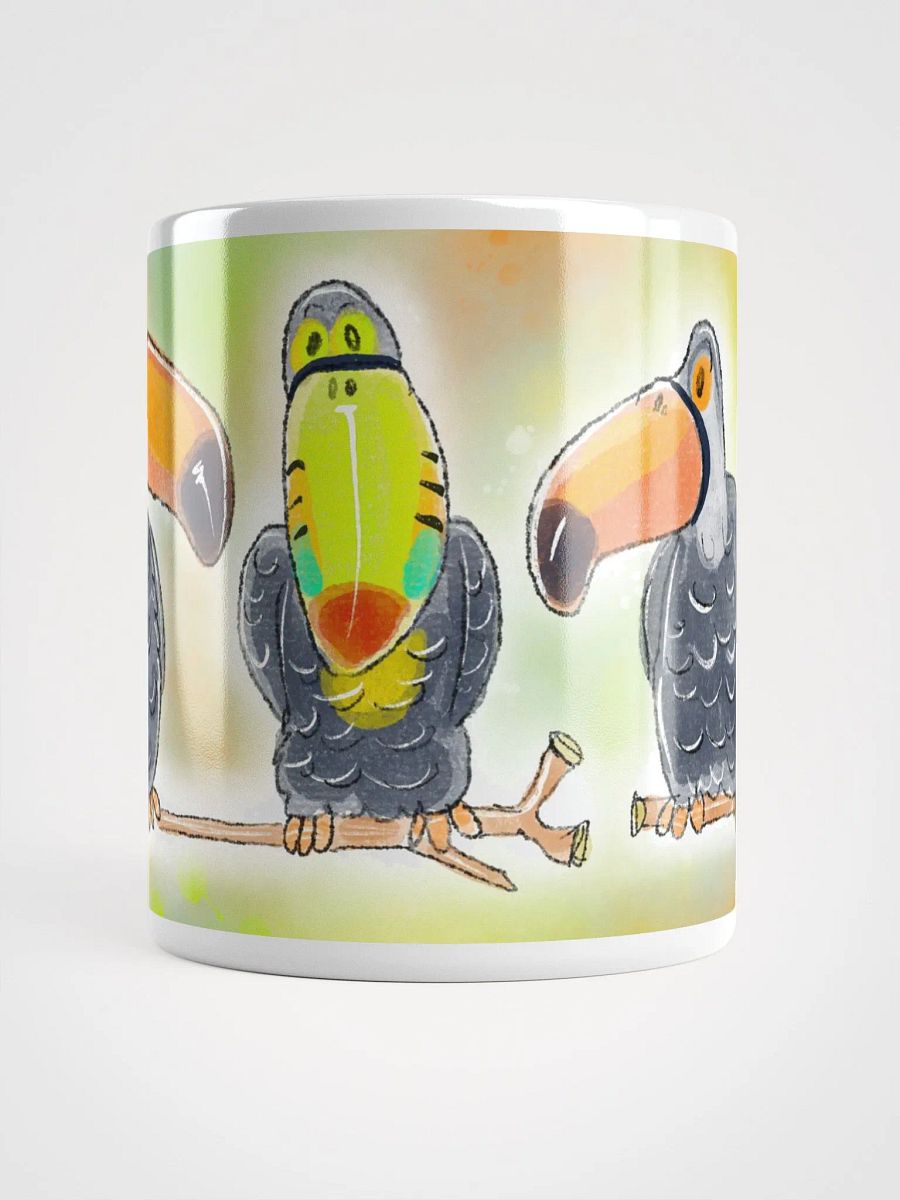 Funny Hand Drawn Cartoon Toucans Mug product image (15)