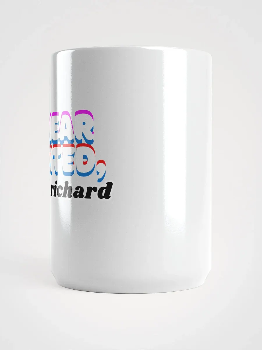 I'M NEARSIGHTED, RICHARD white glossy mug product image (2)