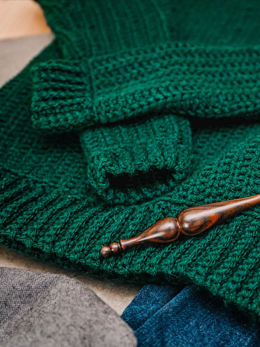 Everyday Crochet Pullover Sweater (9 Adult Sizes) product image (6)