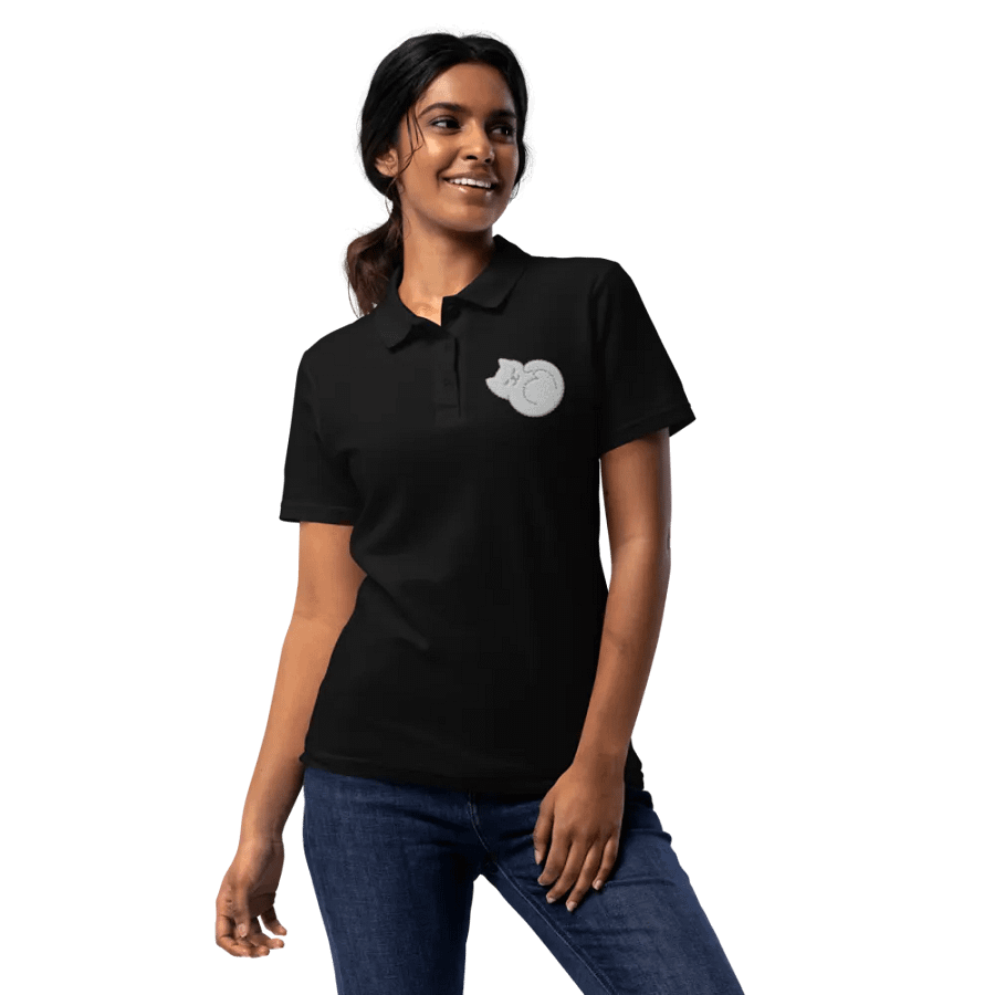 KITTY goes HERE! • women's pique polo shirt by Gildan product image (3)