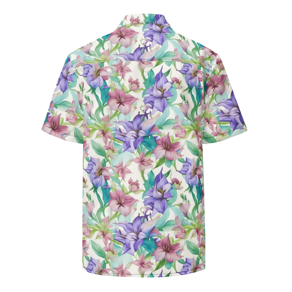 Floral Pattern Tiare Flowers Hawaiian Shirt product image (2)