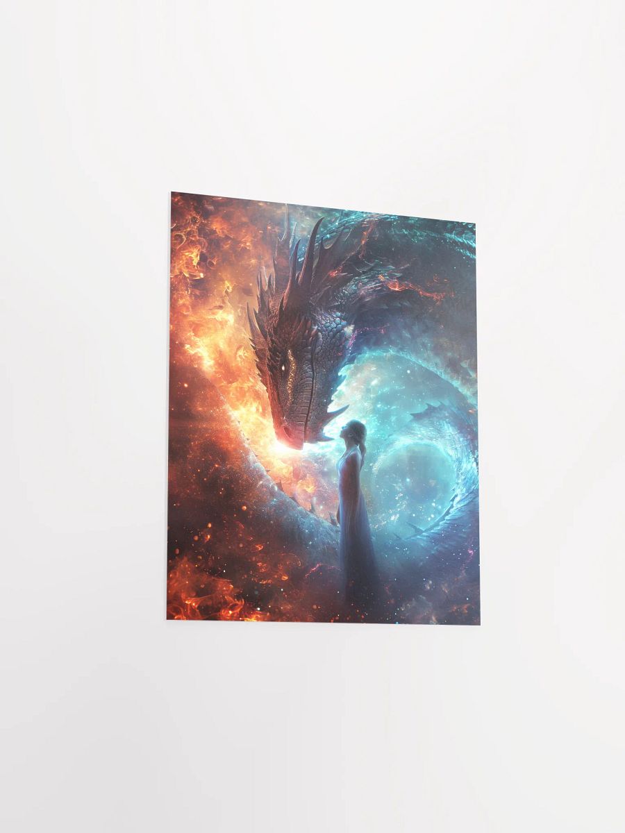 Girl connecting with her dragon 02 - Poster product image (14)