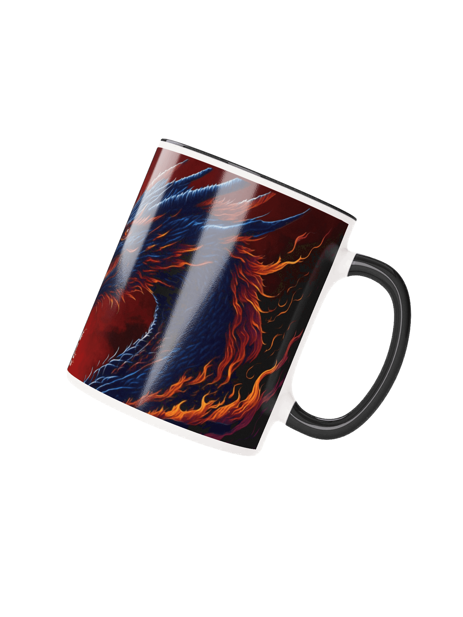 Fiery Dragon Symmetry Ceramic Mug product image (6)