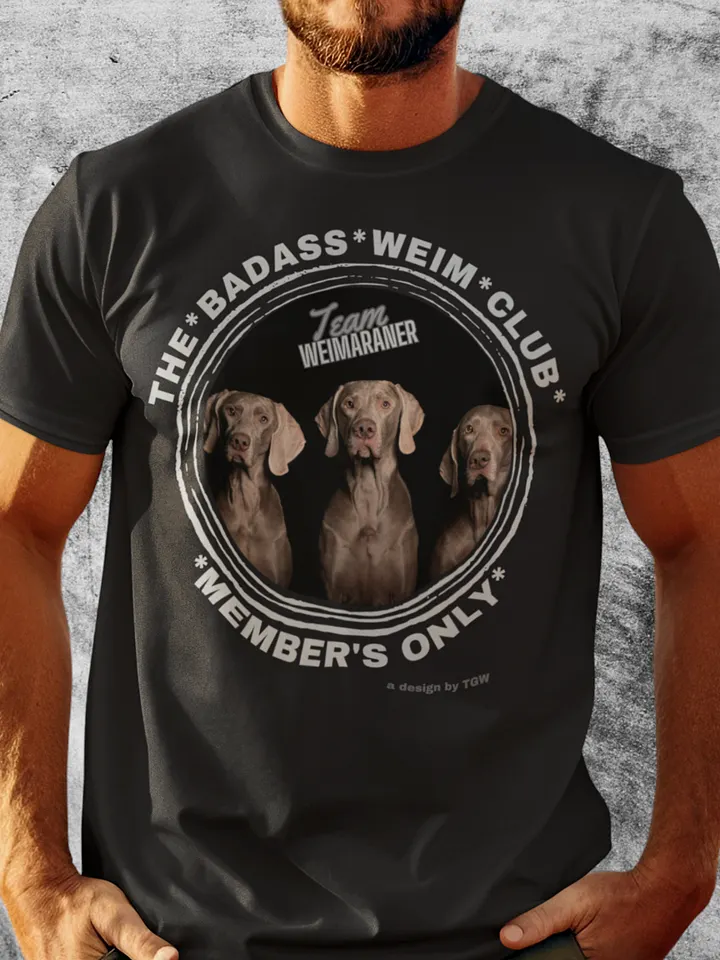 The Badass Weim Club - Bella+Canvas Supersoft T-shirt product image (1)