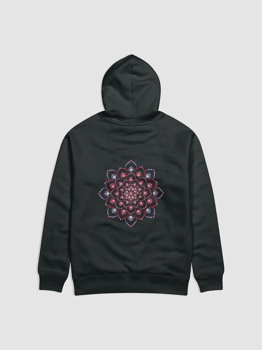 Purple and Pink Dot Mandala Unisex Eco Hoodie product image (2)