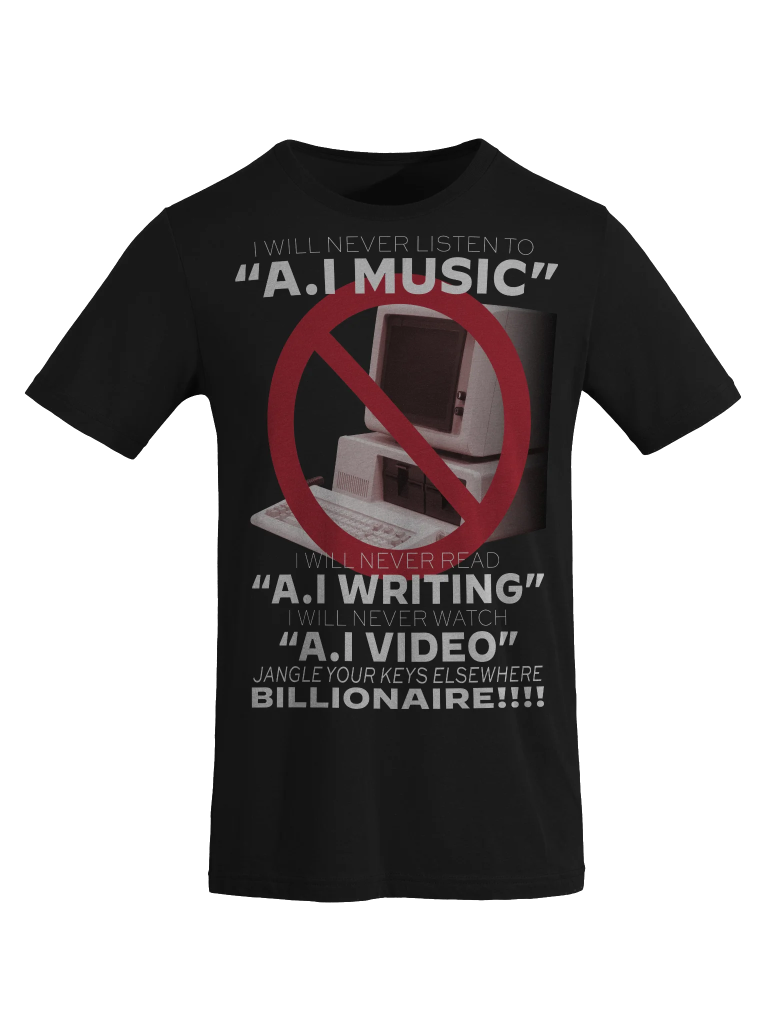 I WILL NEVER LISTEN TO AI MUSIC "TRIBLEND" product image (8)