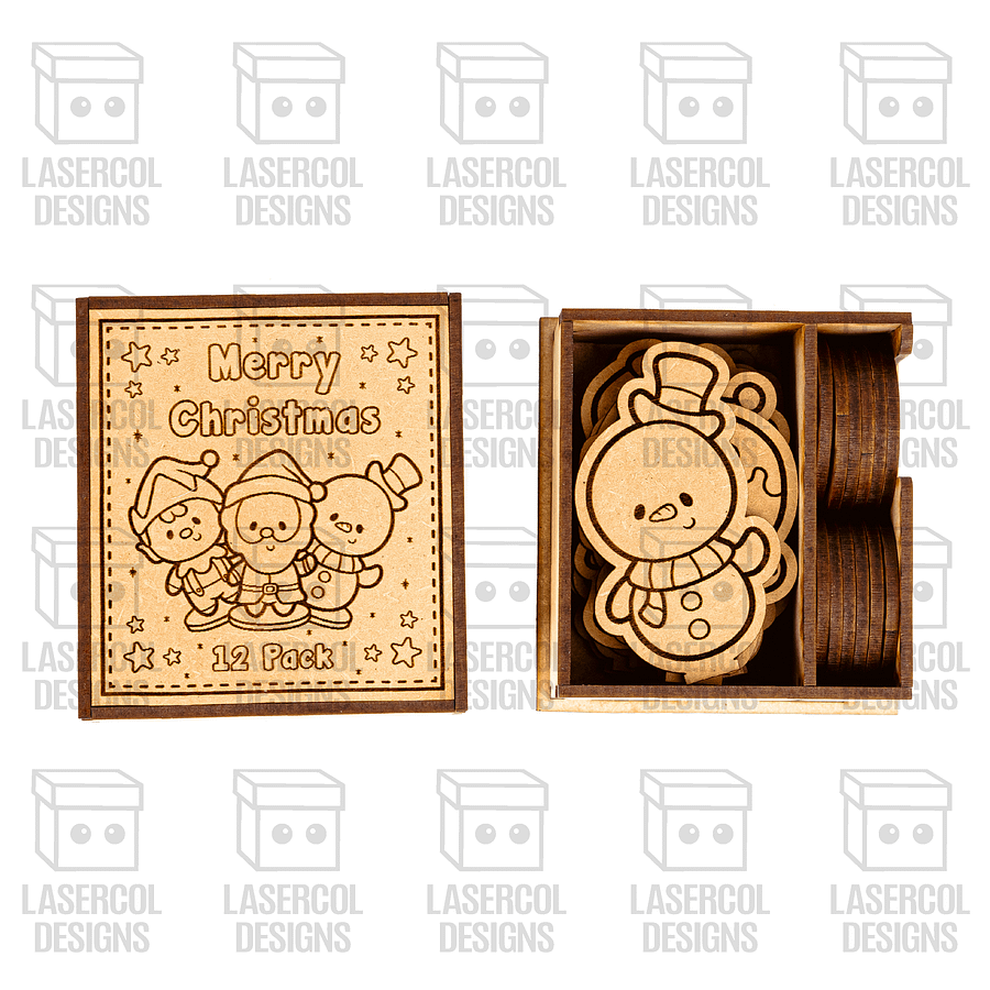 Christmas Characters Box - Laser Cut Files product image (3)