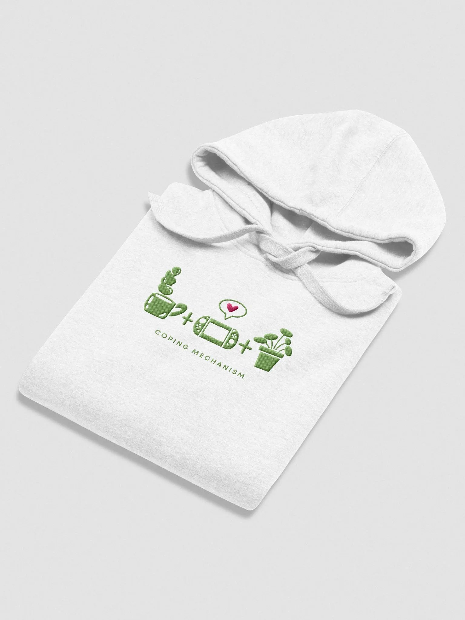 COPING MECHANISM GREEN HOODIE product image (6)