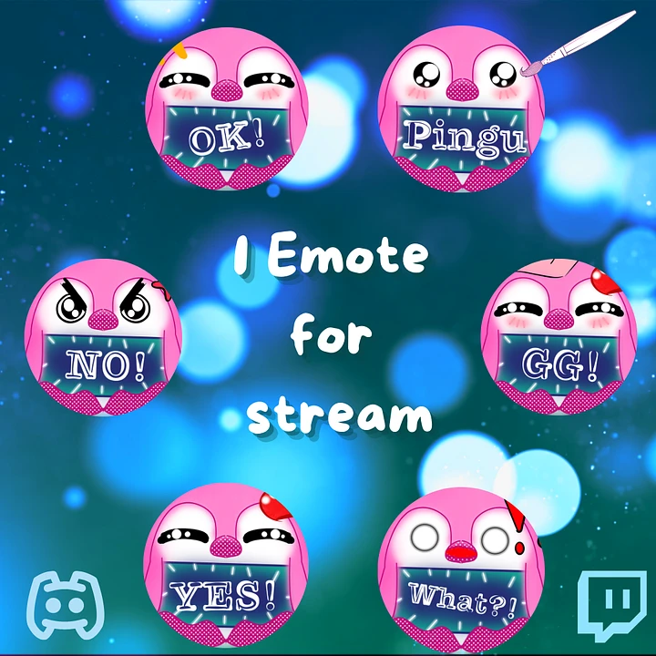 1 Emote for your stream (Non-Animated) product image (1)
