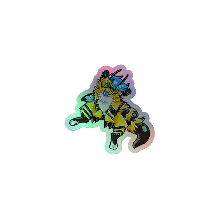 Hammy Blep sticker :3 (HOLOGRAPHIC) product image (1)