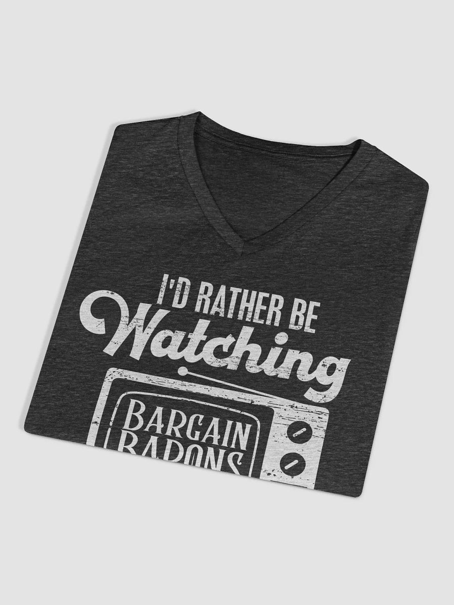 I'D RATHER BE WATCHING BB (Ladies' V-Neck - Dark) product image (8)