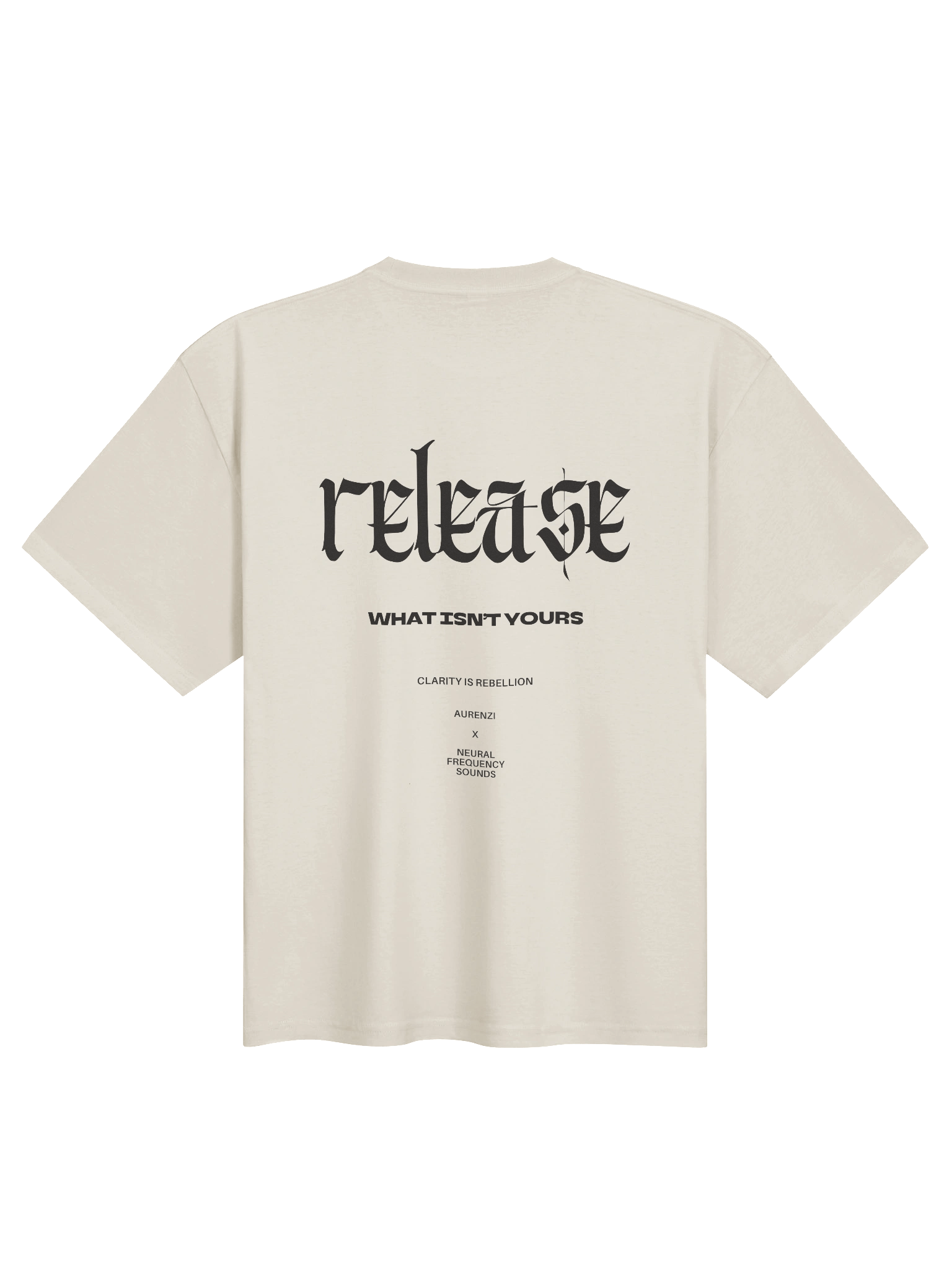 Release Tee – Ivory Signal / Capsule 01 product image (2)