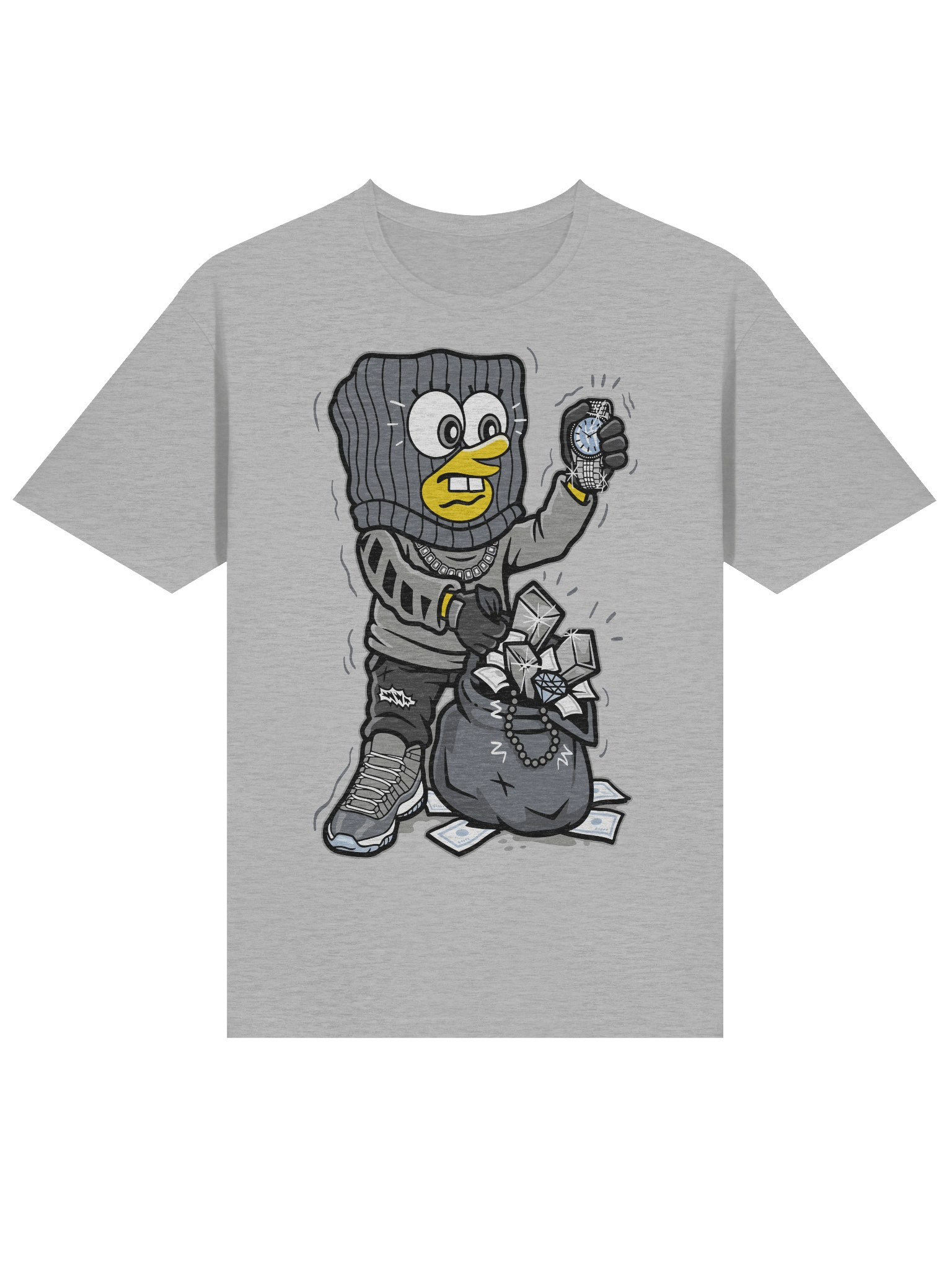 SpongeBob SquarePants – Iced-Out Heist Bob – Gildan Softstyle T-Shirt product image (16)