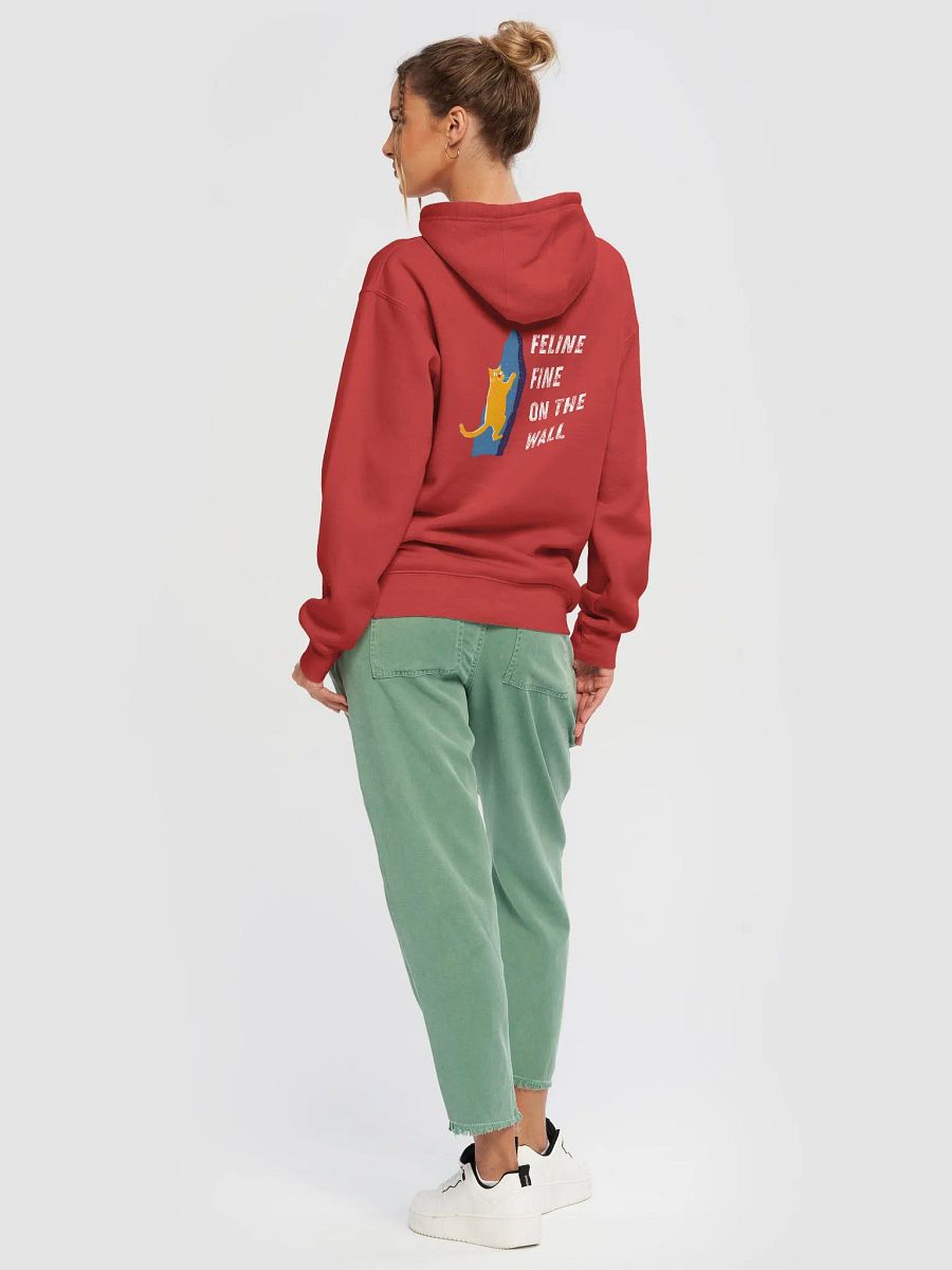 Feline Fine On The Wall - Climber Hoodie product image (5)