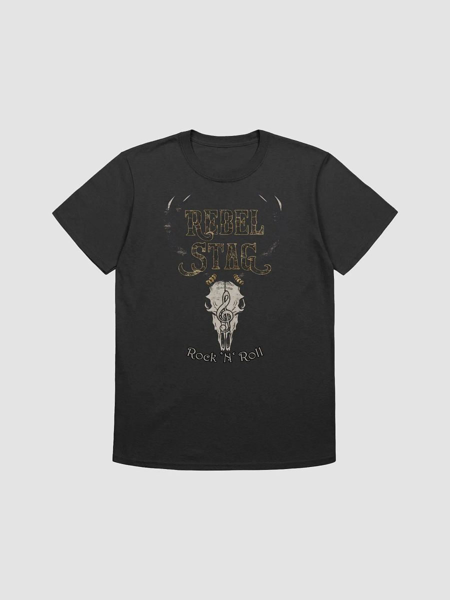 Rebel Stag Rock N Roll Skull Soft Tee product image (1)