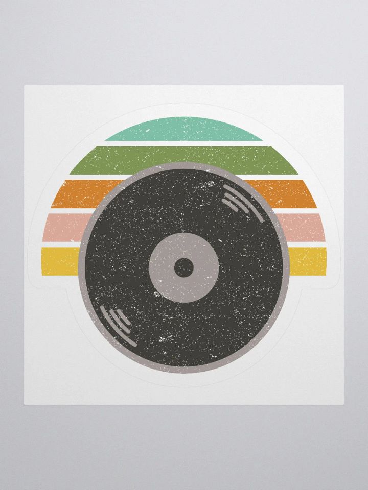 Lost Records: Bloom & Rage Retro Record Sticker product image (1)