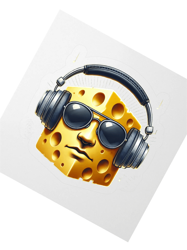 Cool Cheese Face Sticker Set product image (4)