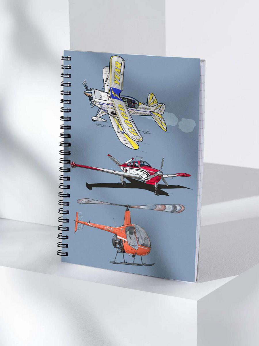 Skyward Spirits Collection 1 Notebook Perfect Gift for Pilots & Enthusiasts Sketching Doodling Journals product image (4)