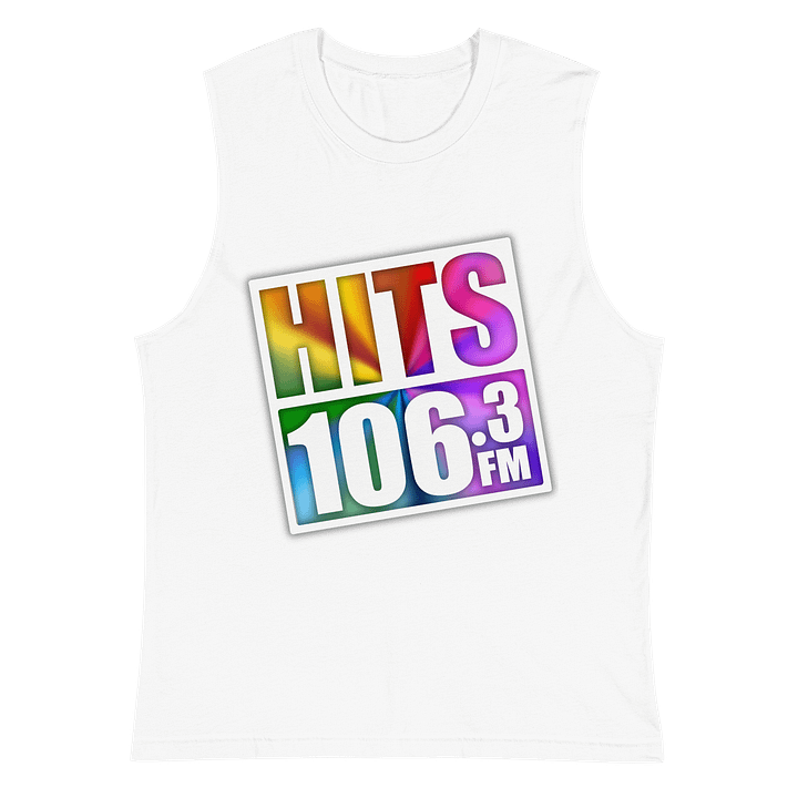 Men's Pride White Muscle Tank product image (2)