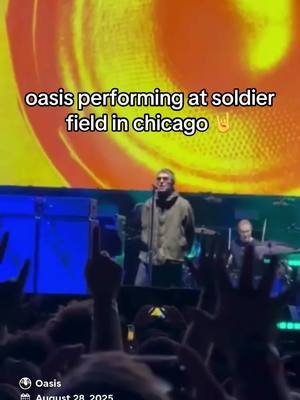 Oasis at Soldier Field in Chicago! 🤘 #oasis #soldierfield #chicago #concertarchives 