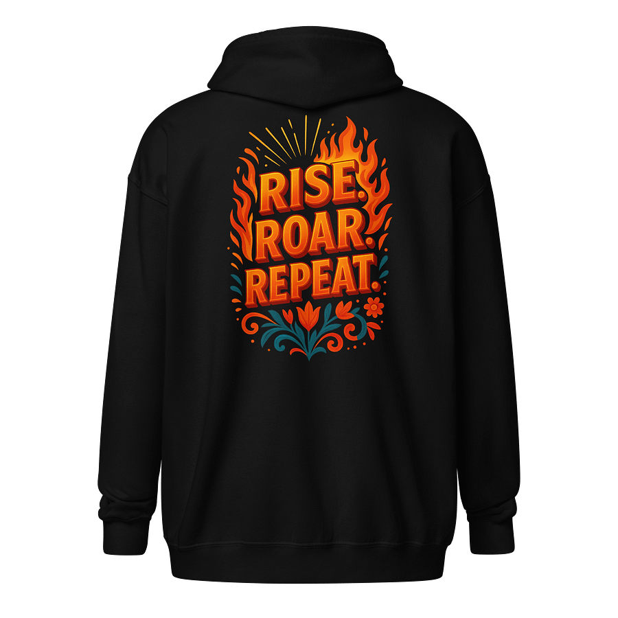 Zip Hoodie – Rise. Roar. Repeat. product image (1)