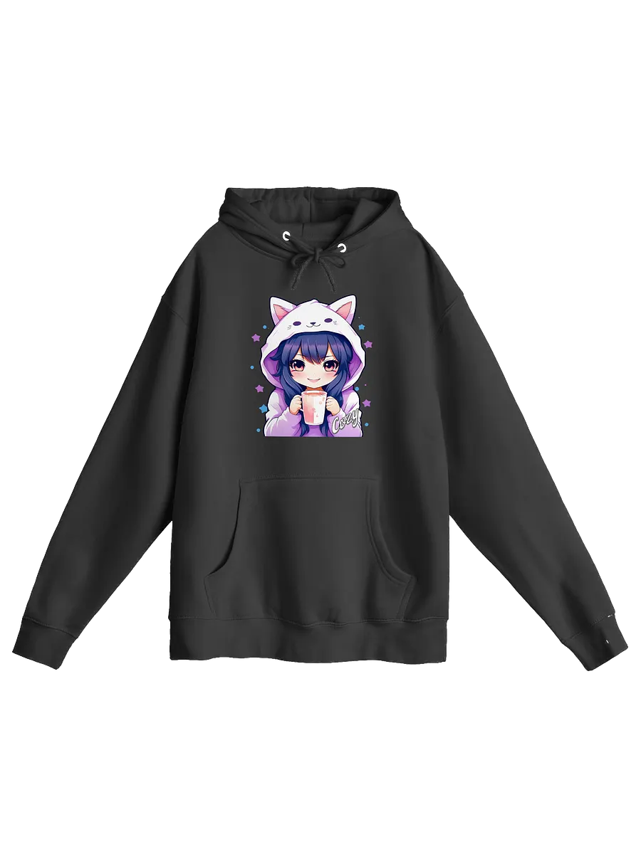 Cozy Kawaii Anime Girl - Lane Seven Premium Pullover Hoodie product image (2)