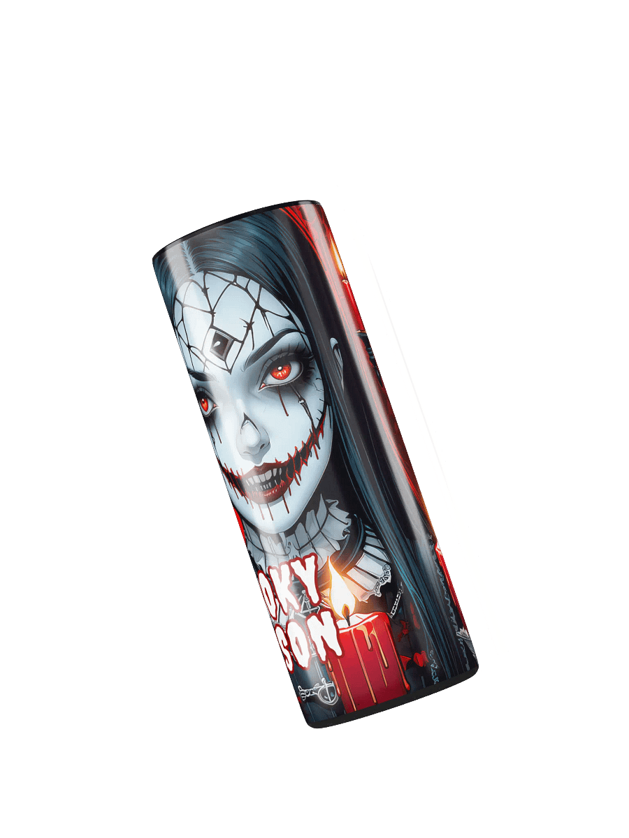 I Heart Spooky Season Halloween 20 oz Skinny Stainless Steel Tumbler - Black product image (5)