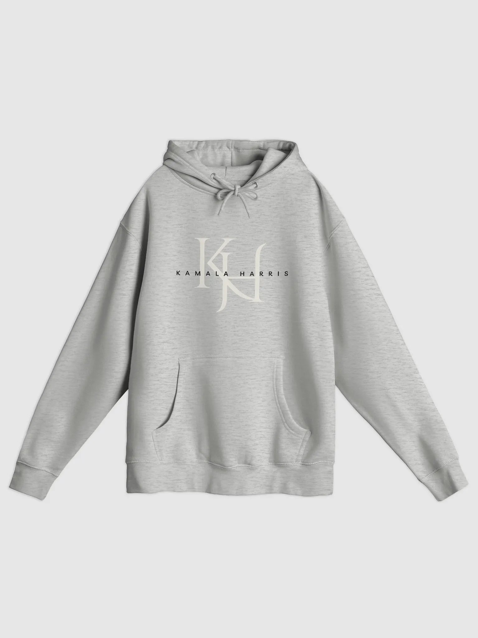 K.H. Ivory and Blue Text Graphic Hoodie product image (1)