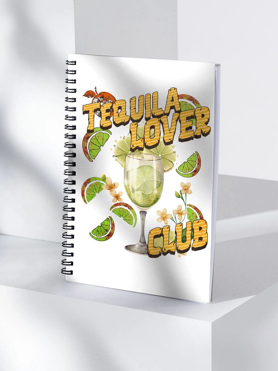Tequila Lover Club Lime & Love Spiral Notebook product image (4)