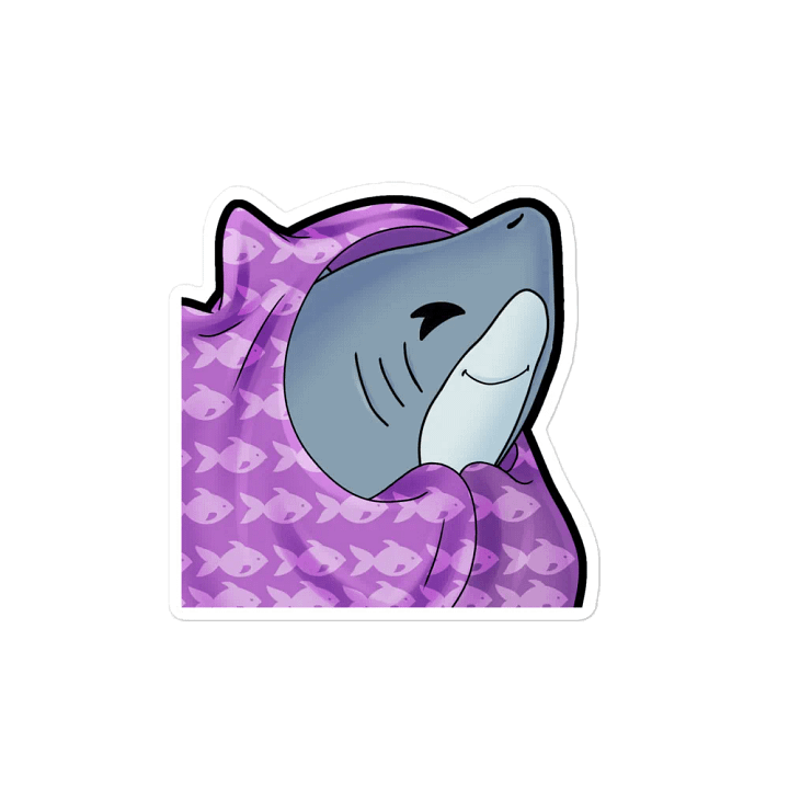 Cozy Shark Die-Cut Magnets product image (2)