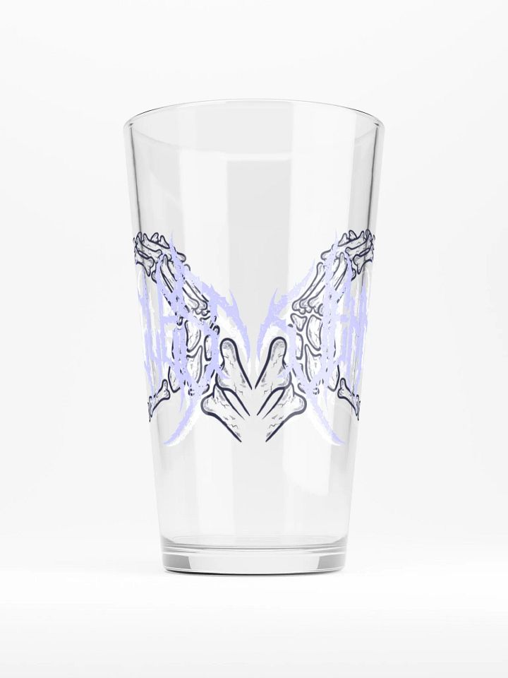 Metal Logo Pint Glass product image (2)