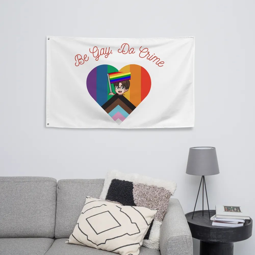 Be Gay, Do Crime Flag product image (8)