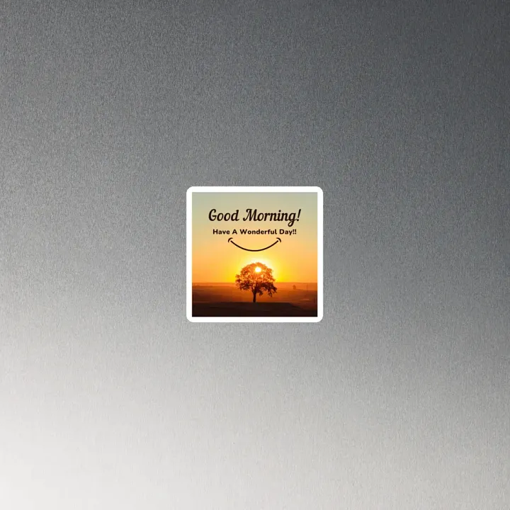 Smiling Sunrise Die-Cut Magnets product image (2)