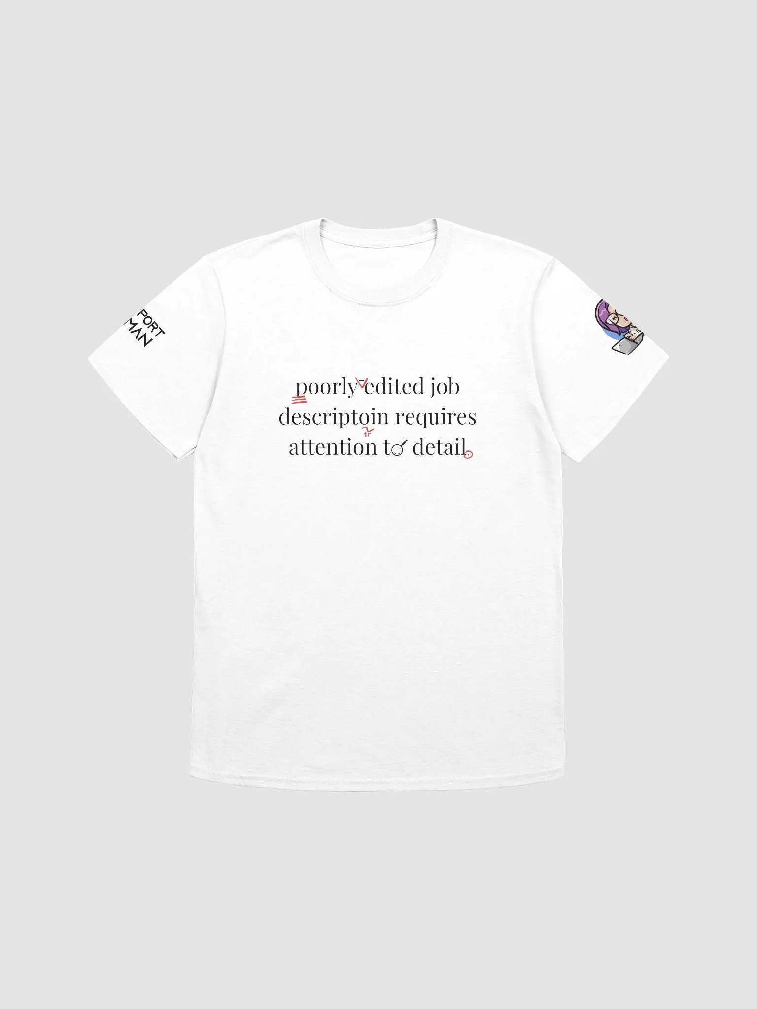 Bad Job Bingo T-Shirt: Details Shmetails product image (5)