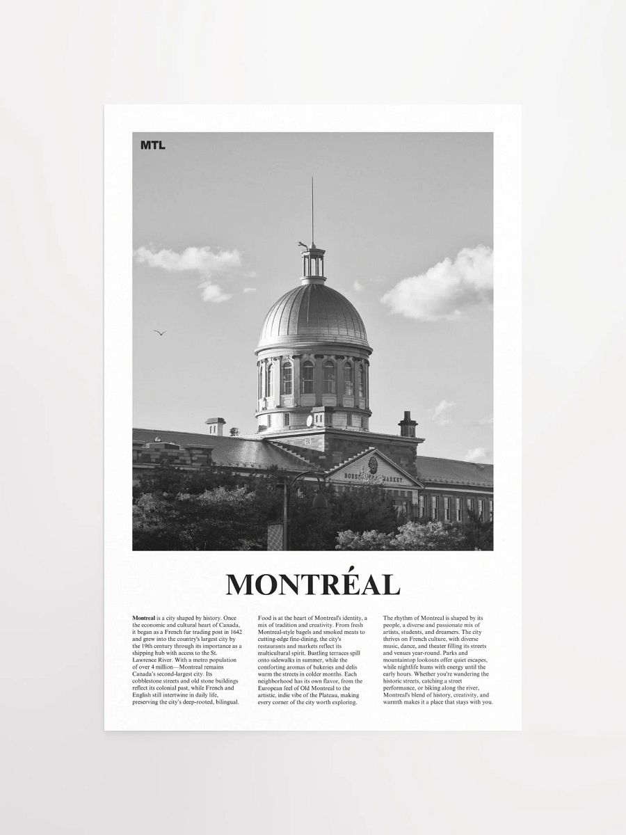 Montreal 03 Newspaper Poster product image (11)