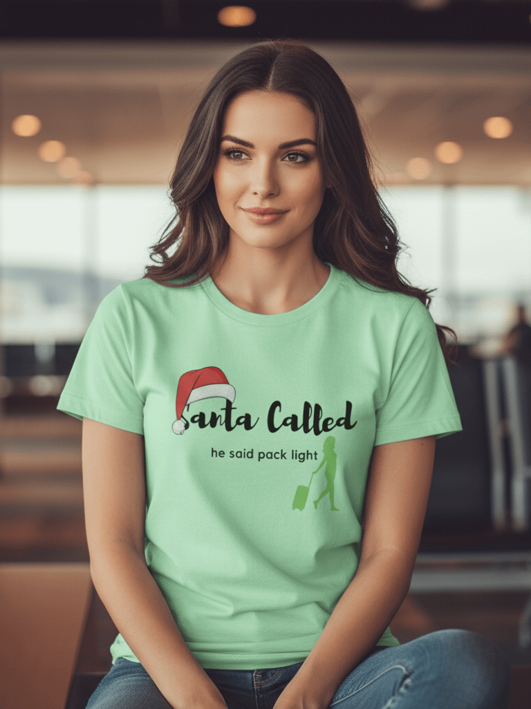 Santa Called Lightweight Tee product image (1)